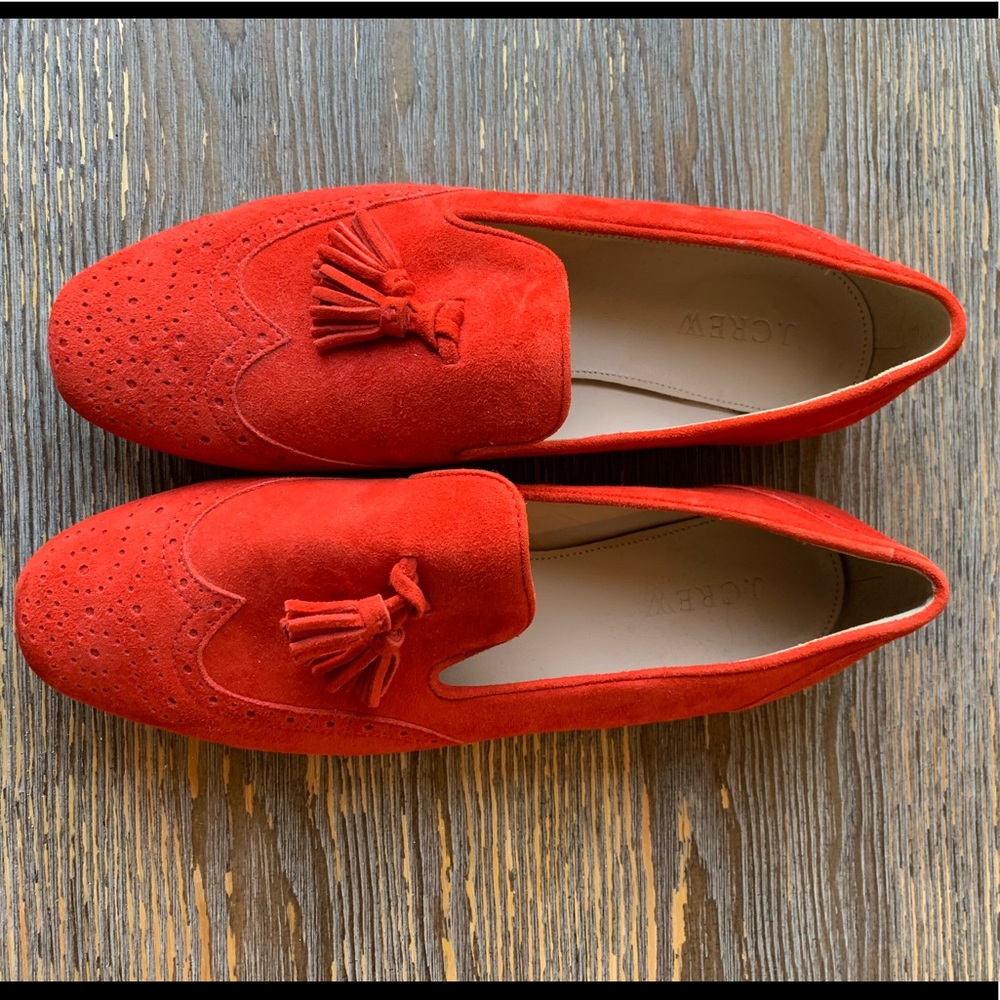 J. Crew Suede Tassel Loafers Flats size 7.5